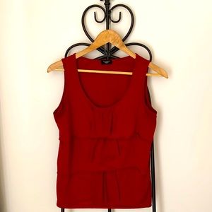 Talbots Petite Ruffle Front Tank